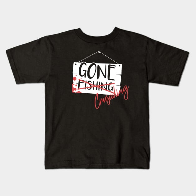 Gone Crusading Kids T-Shirt by holyland